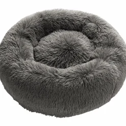 Hundbädd Loppa Donut Fluffig Antracitgrå 50cm><noscript><img width=