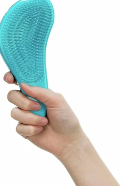 Hundborste Mjuk i Plast Turkos 19cm>Trixie Online
