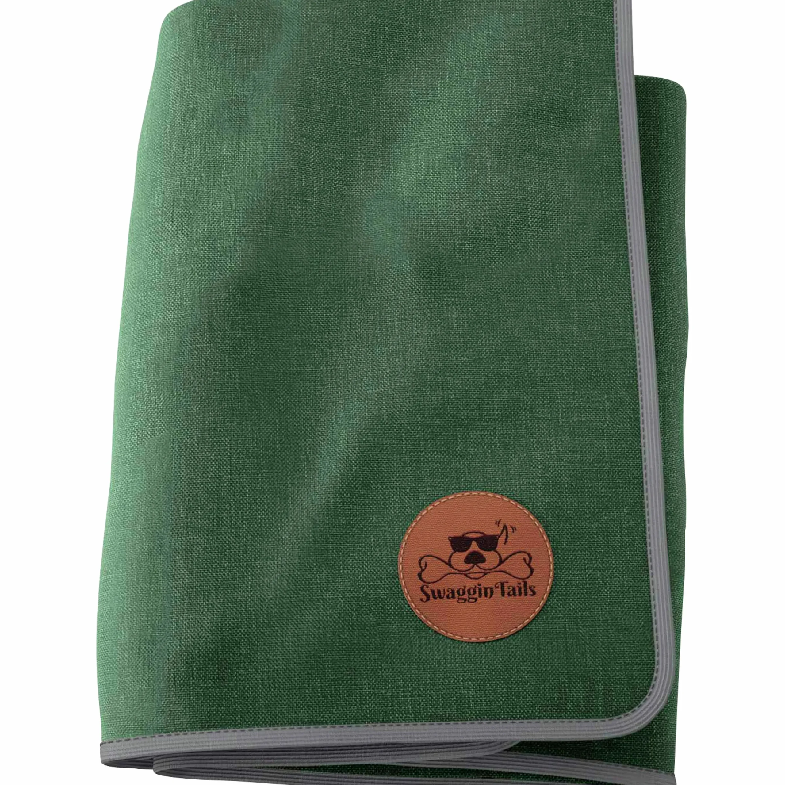 Hundfilt Skogsgrön 90x121cm>Swaggin Tails