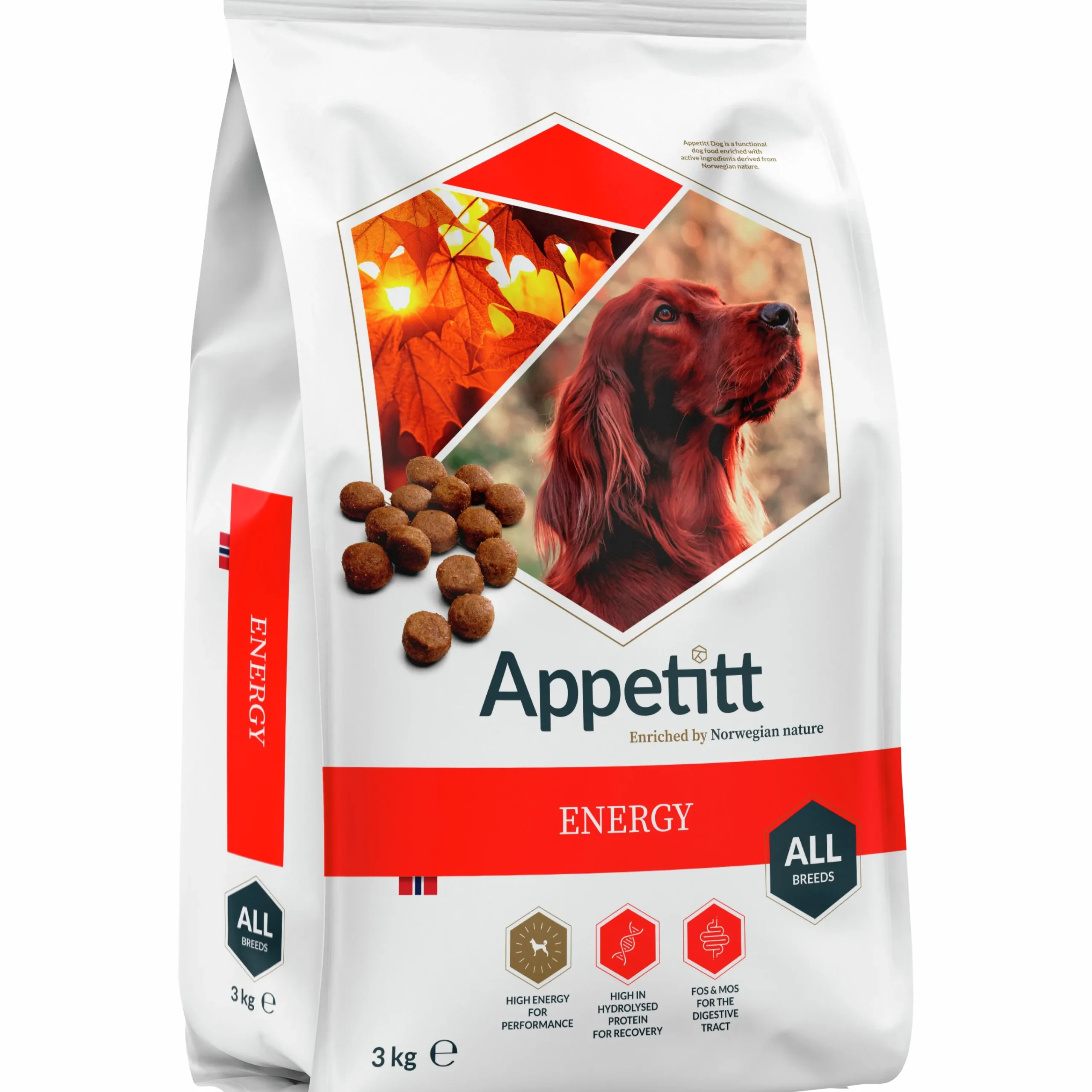 Hundfoder Energy 3kg>Appetitt Best