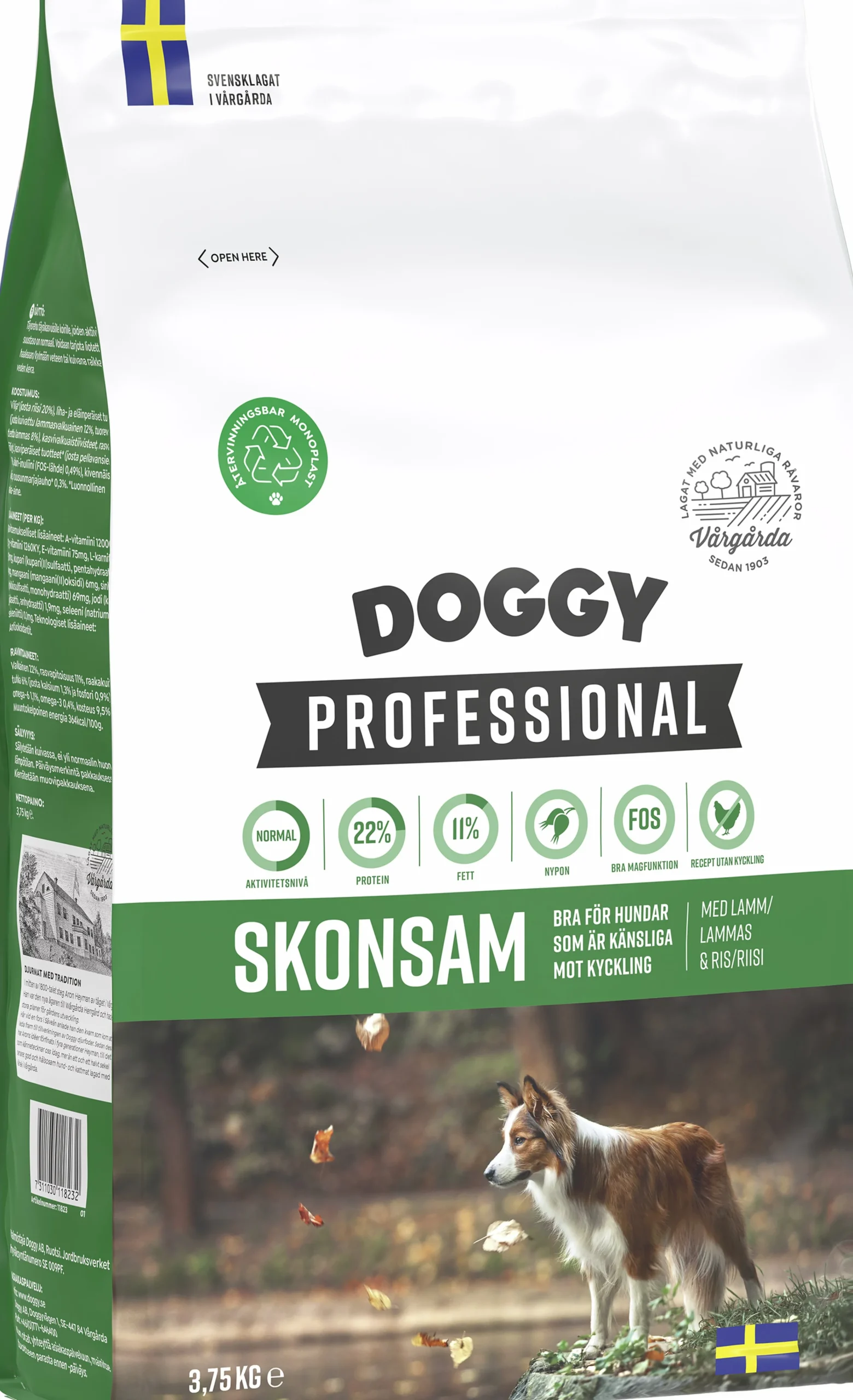 Hundfoder Skonsam>Doggy Professional Hot