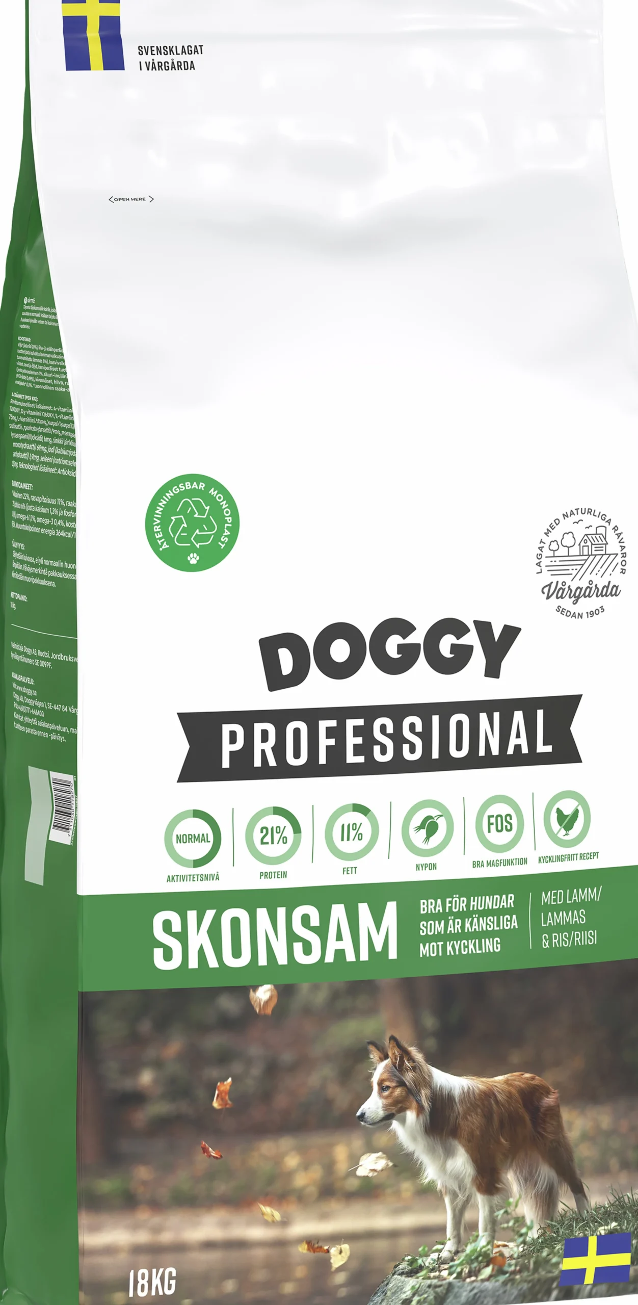 Hundfoder Skonsam>Doggy Professional Hot