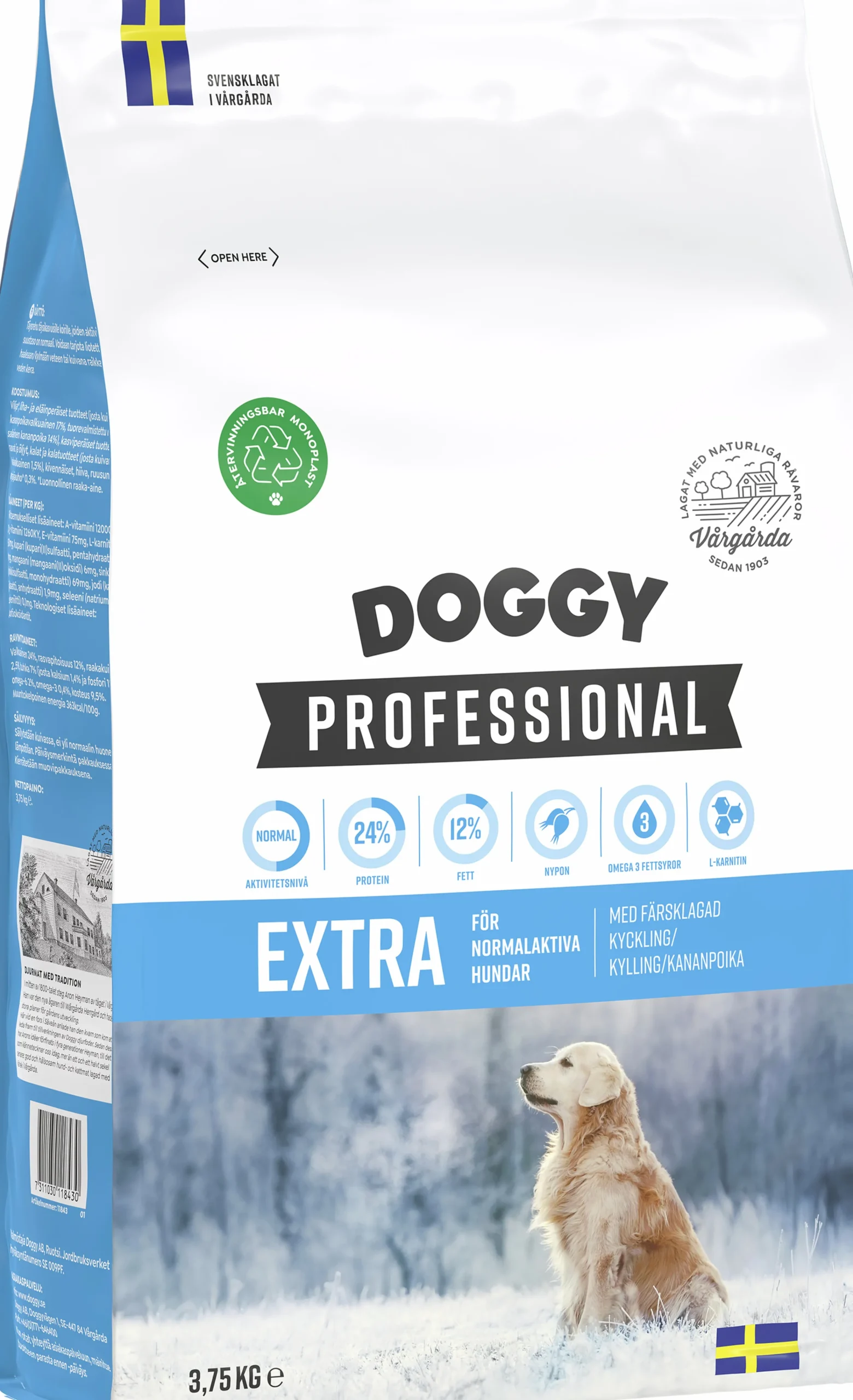 Hundfoder Extra>Doggy Professional New
