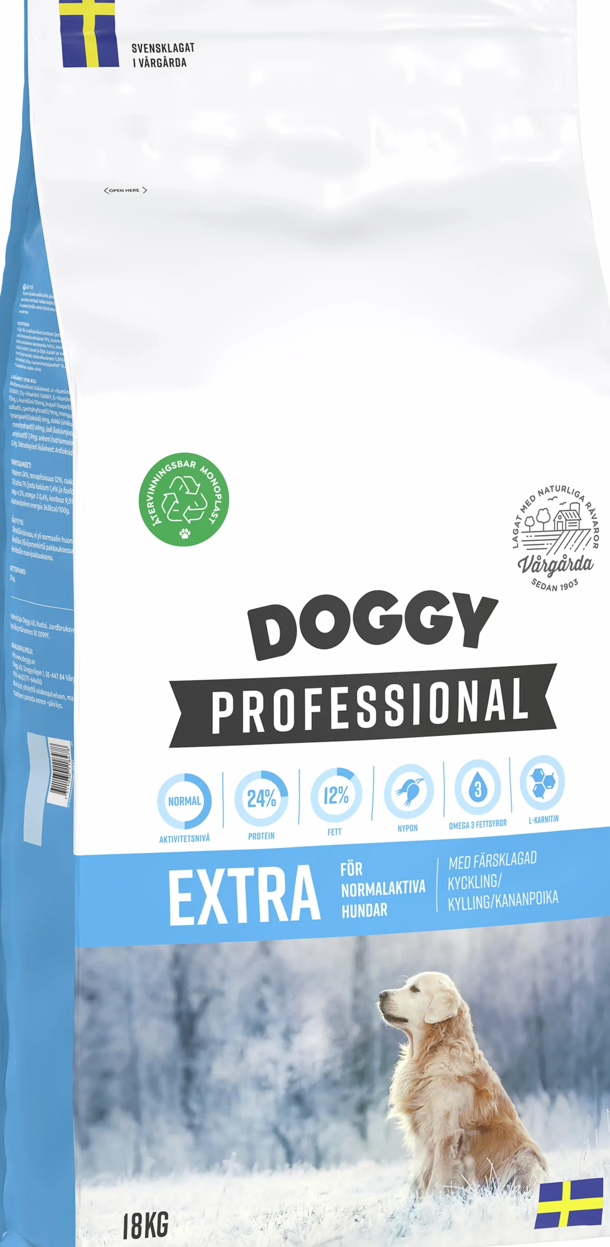 Hundfoder Extra>Doggy Professional New
