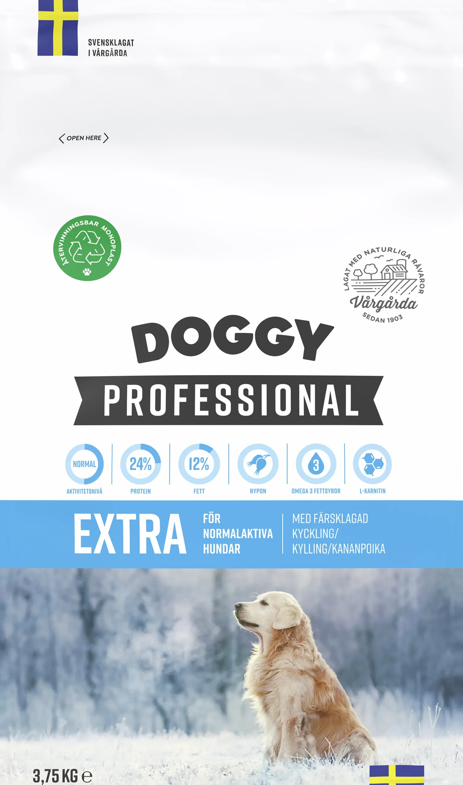 Hundfoder Extra>Doggy Professional New