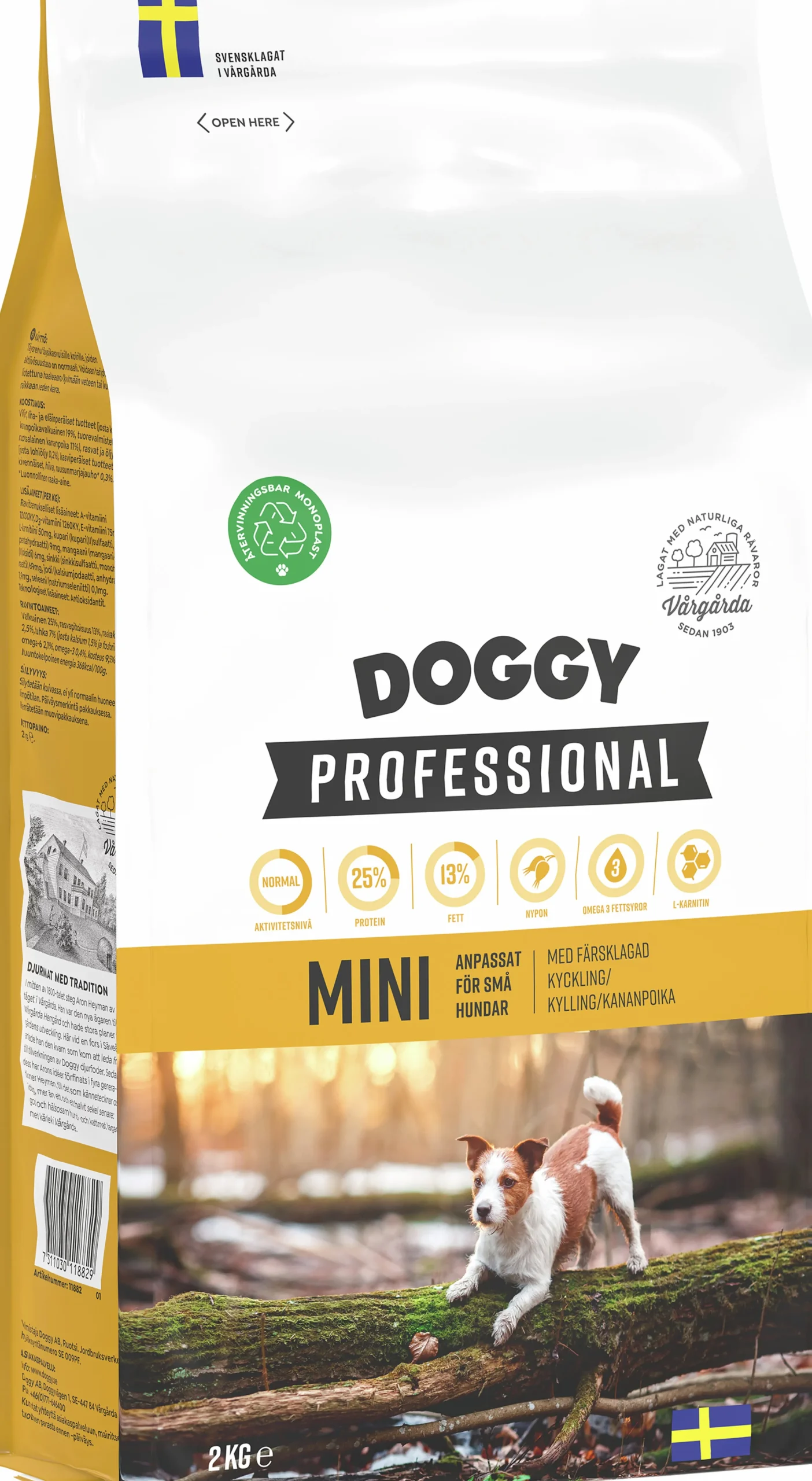 Hundfoder Mini 2kg>Doggy Professional Sale