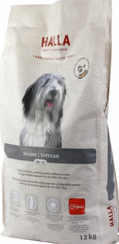Hundfoder Halla Senior 12kg>Halla Petfood Hot