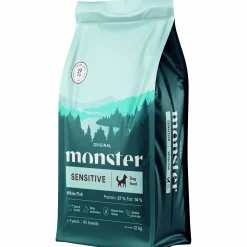 Hundfoder Adult All Breed Sensitive White Fish 12kg>Monster Best