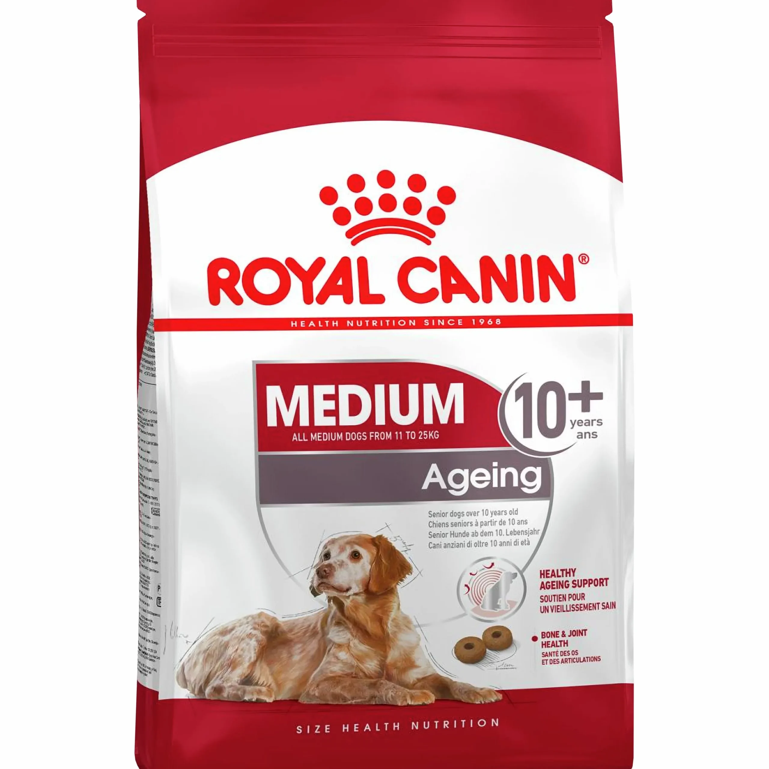 Hundfoder Medium Ageing 10+ 15kg>Royal Canin Hot