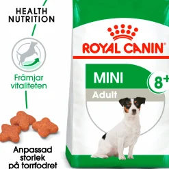 Hundfoder Mini Adult 8+ 2kg><noscript><img width=