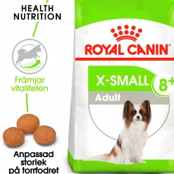 Hundfoder X-Small Adult 8+ 1,5kg><noscript><img width=