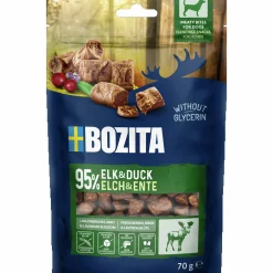 Hundgodis Snacks Meaty Bites Elk & Duck 70g>Bozita Online