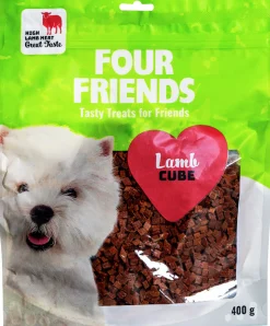 Hundgodis Four Friends Lamb cubes 400g>FourFriends Online