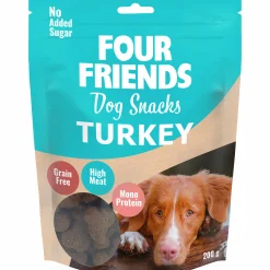 Hundgodis Four Friends Snacks Turkey 200g>FourFriends Outlet