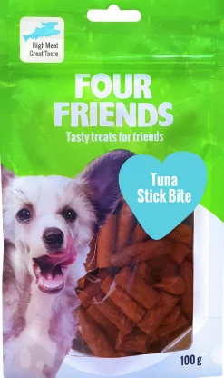 Hundgodis Four Friends Tuna Stick 100g>FourFriends