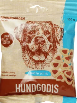 Hundgodis Lax & Ris 100g>Granngården Online