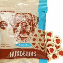 Hundgodis Lax & Ris 100g><noscript><img width=