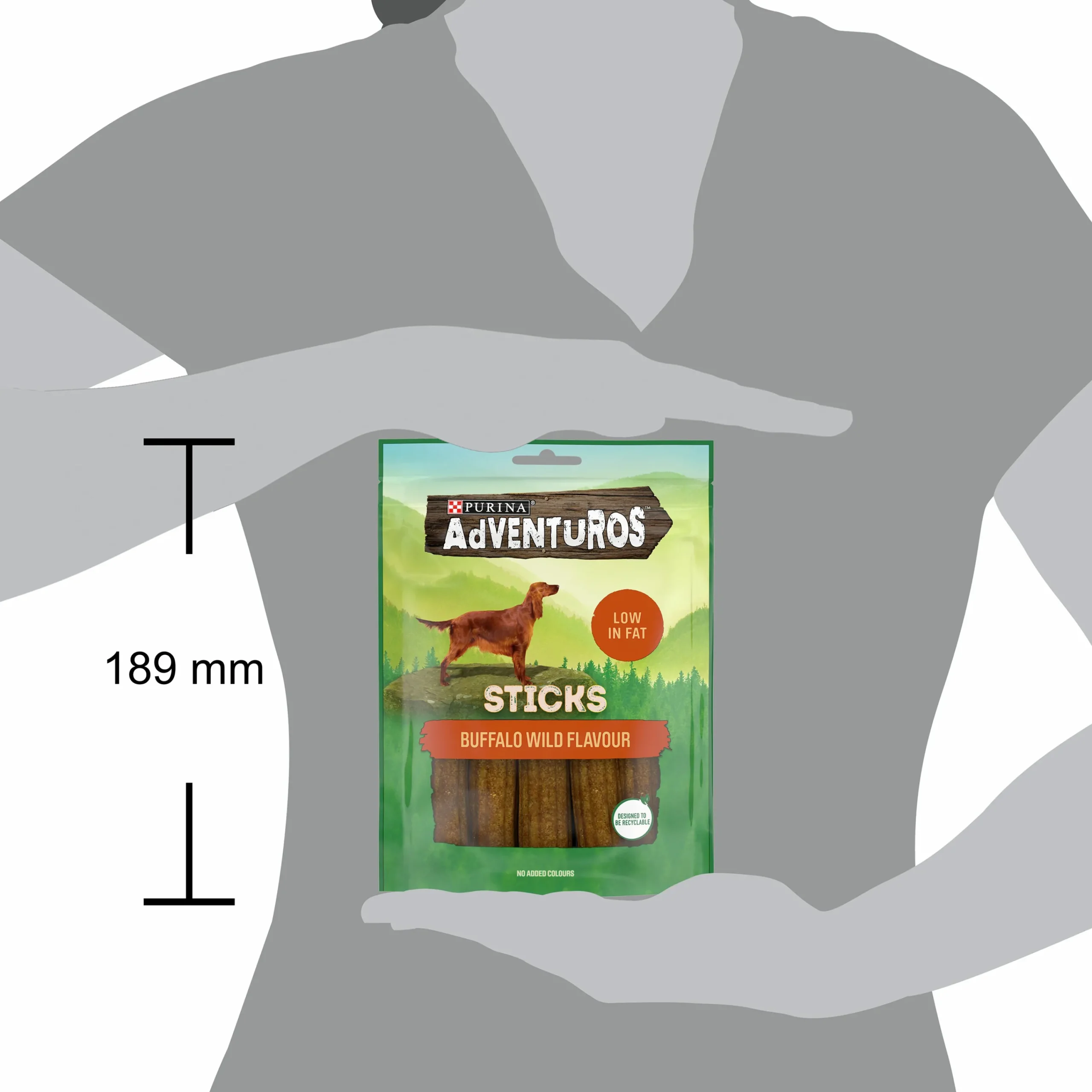 Hundgodis Adventuros Mini 90g>Purina Hot