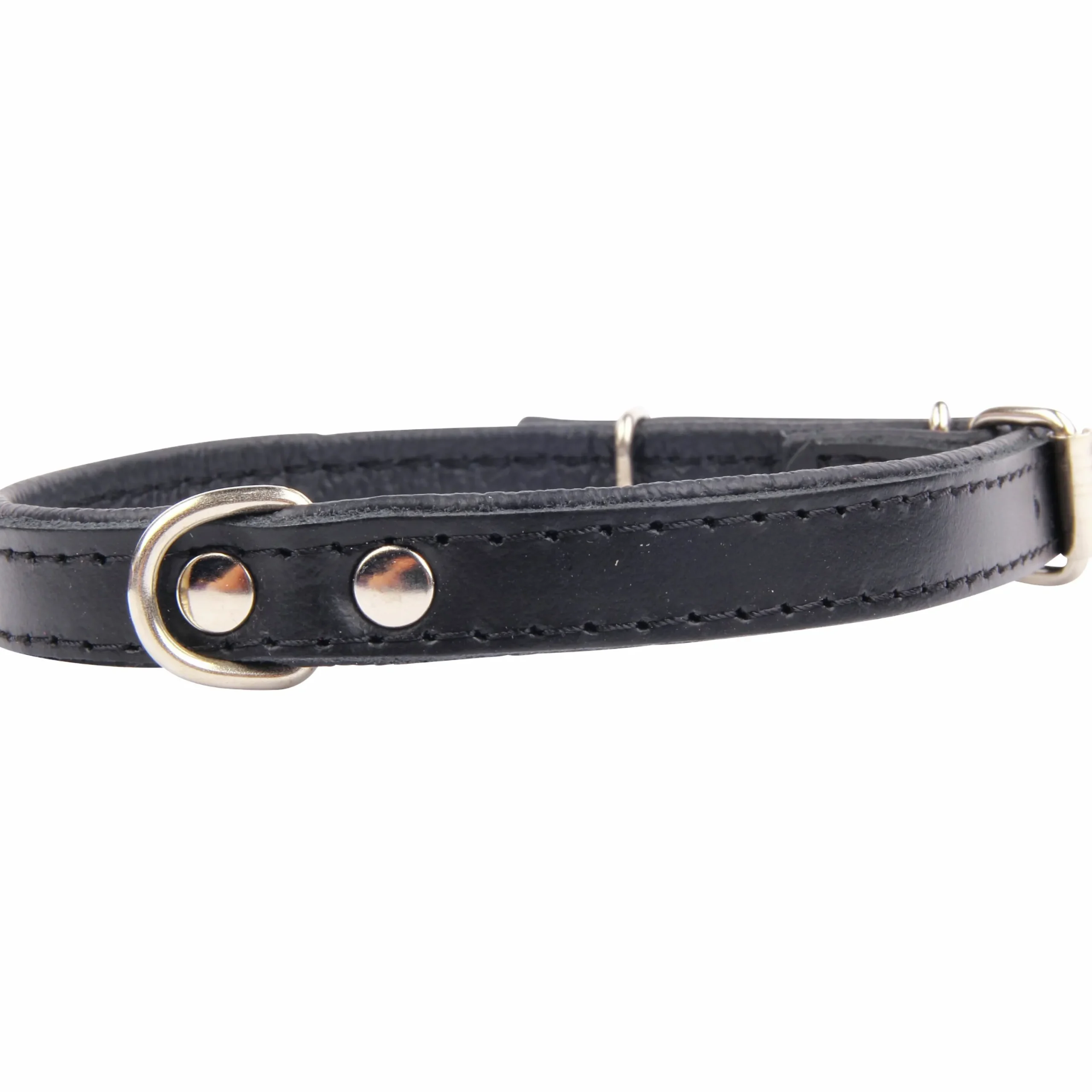 Hundhalsband Läder Svart 50cm>Pritax Outlet