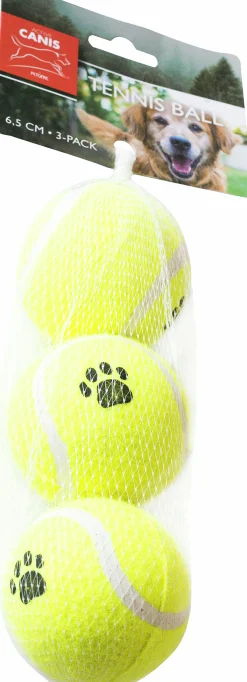 Hundleksak Tennisboll 6,5cm 3-p>Active Canis Sale