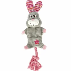 Hundleksak Rabbe Prassel Grå L 35cm>Dogman Outlet