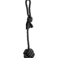 Hundleksak Repboll med handtag Svart M 35cm>Dogman Clearance