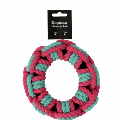 Hundleksak Rep-ring Rosa M 16cm>Dogman Online