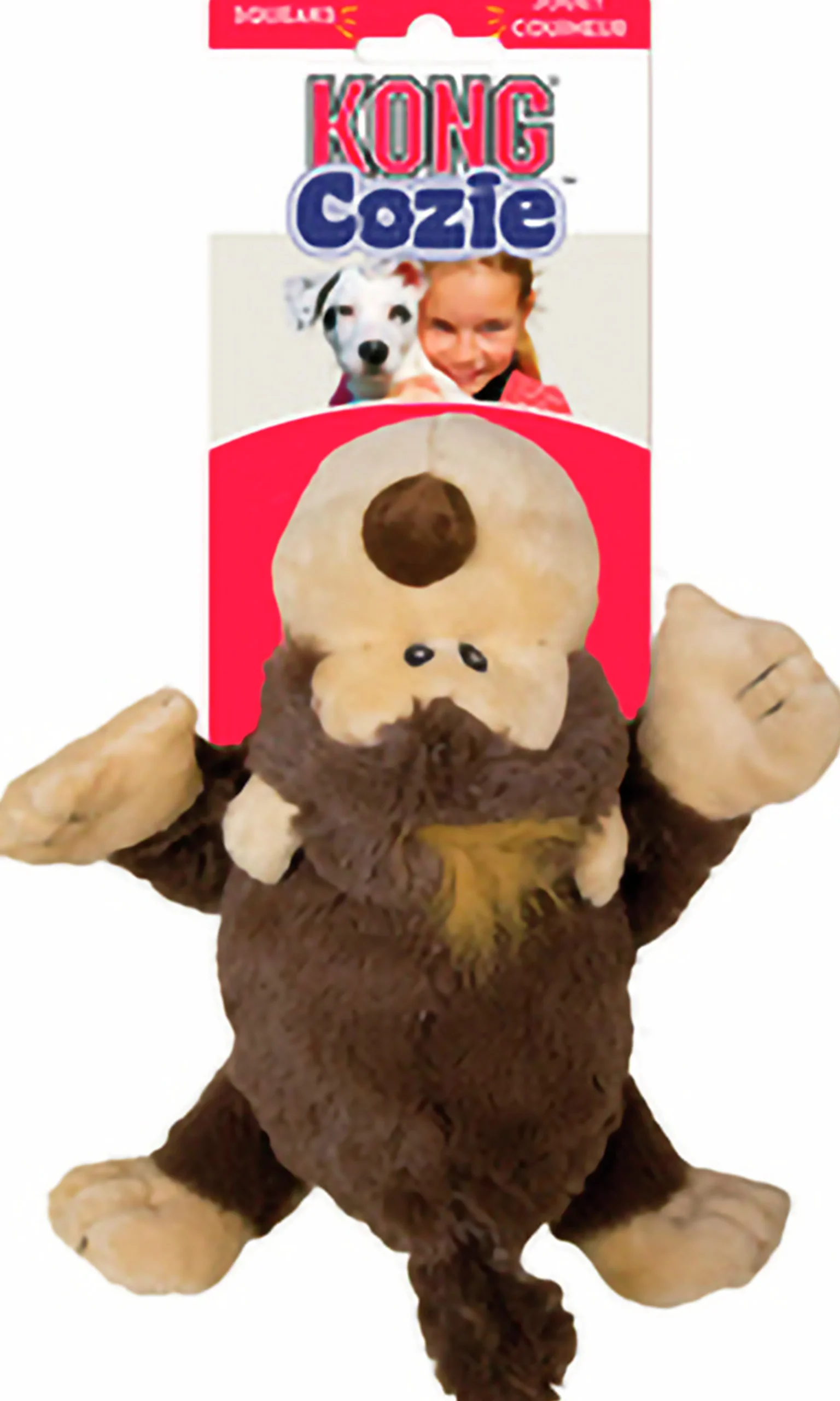 Hundleksak Cozie Naturals Blandade figurer M>Kong
