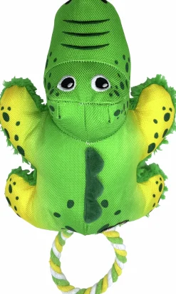 Hundleksak Cozie Tuggz Alligator M/L 38cm>Kong Best