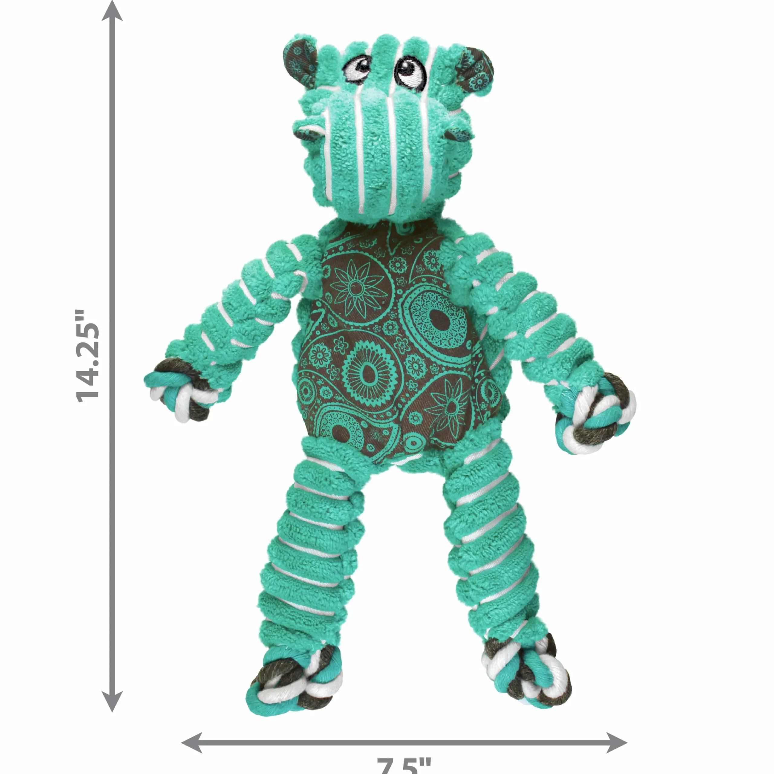 Hundleksak Floppy Knots Hippo M/L 33cm>Kong