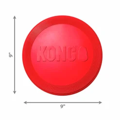 Hundleksak Flyer Röd L Ø23cm>Kong Outlet