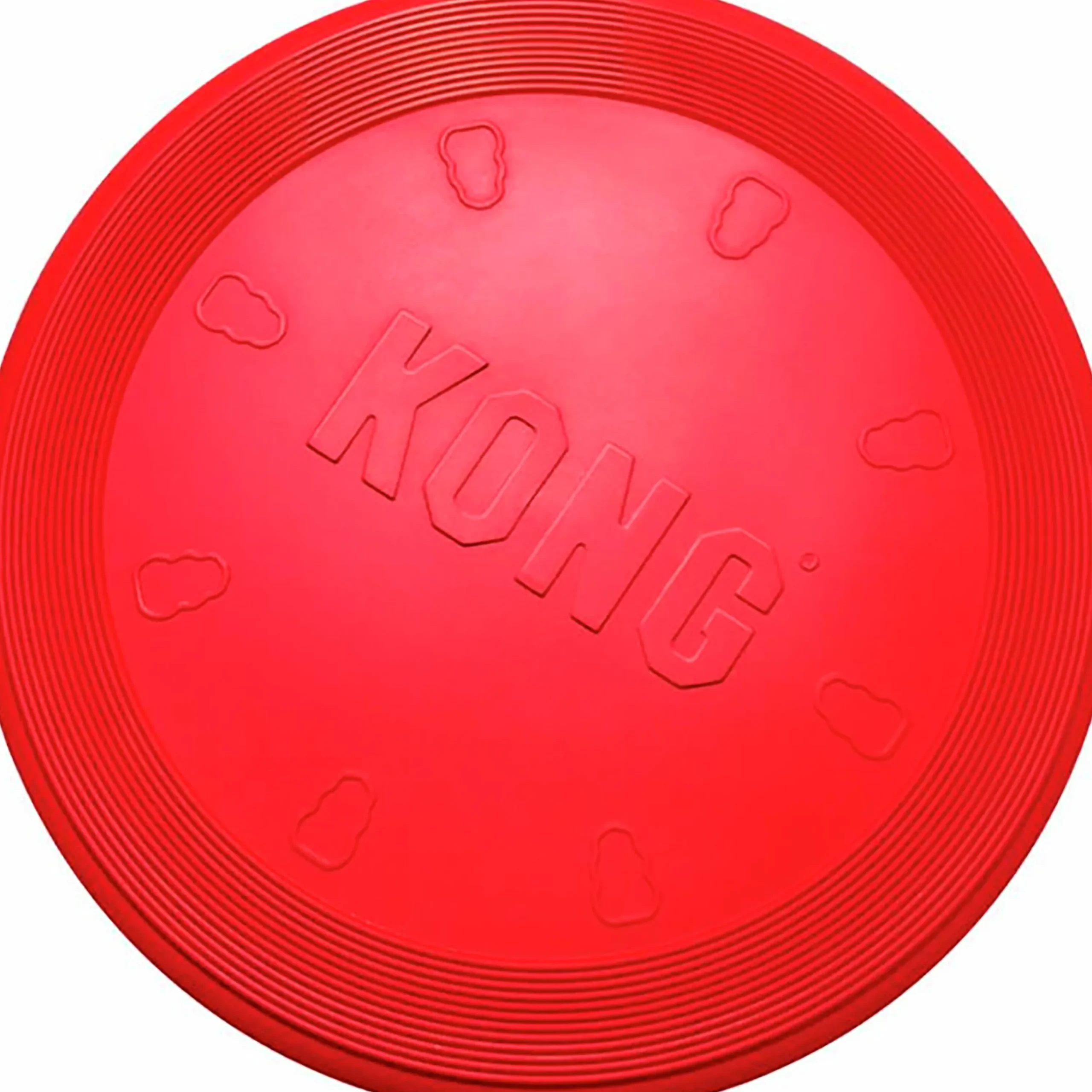Hundleksak Flyer Röd L Ø23cm>Kong Outlet
