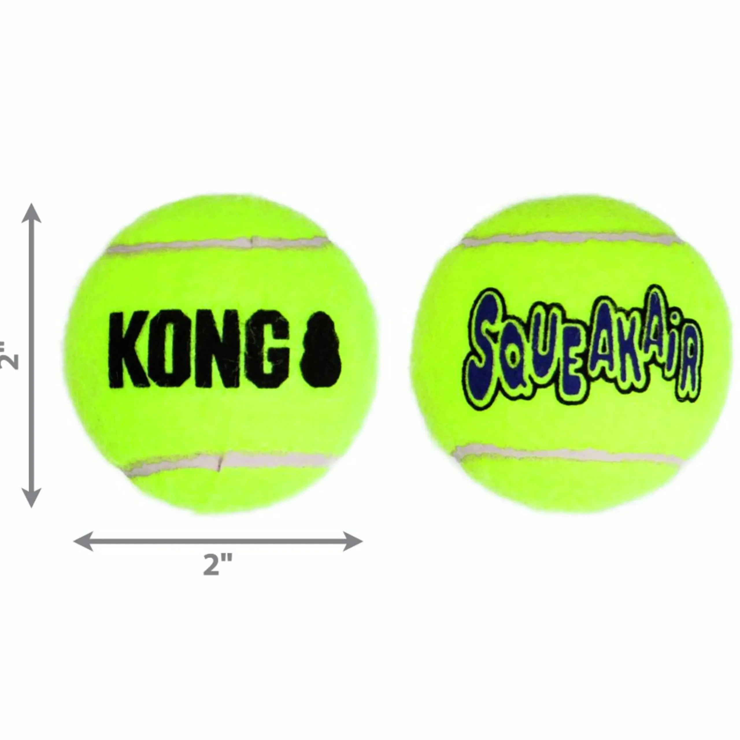 Hundleksak SqueakAir Balls S 3-p>Kong Discount