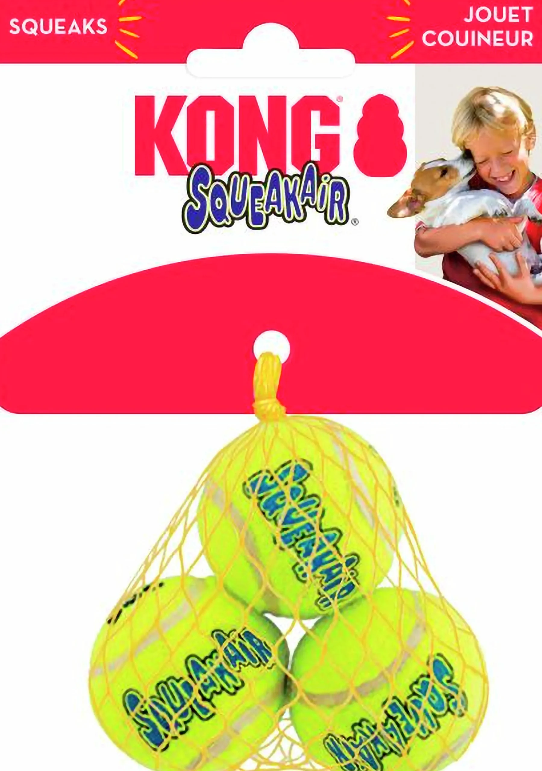 Hundleksak SqueakAir Balls XS 3-p>Kong Online