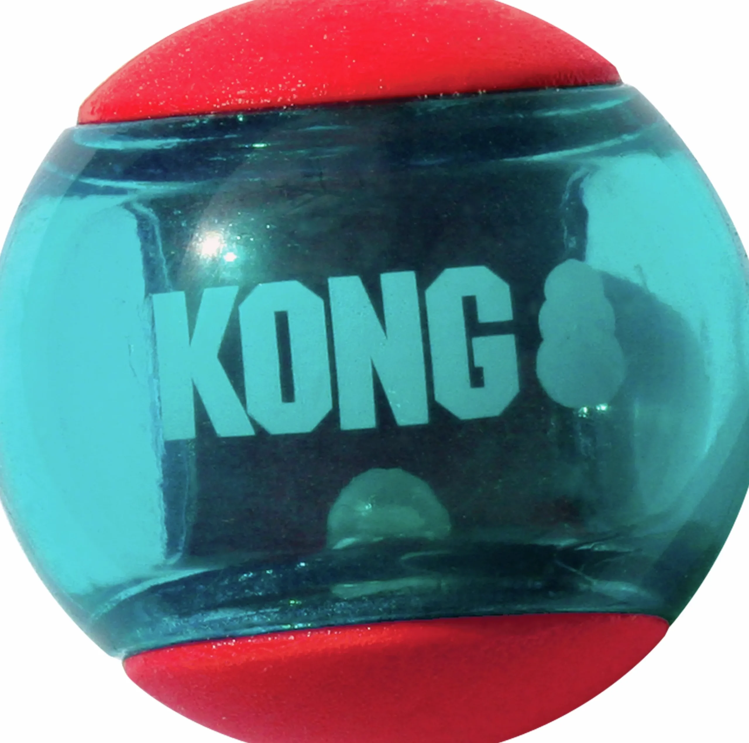 Hundleksak Squeezz Action Ball Red L 8cm 2-p>Kong Sale