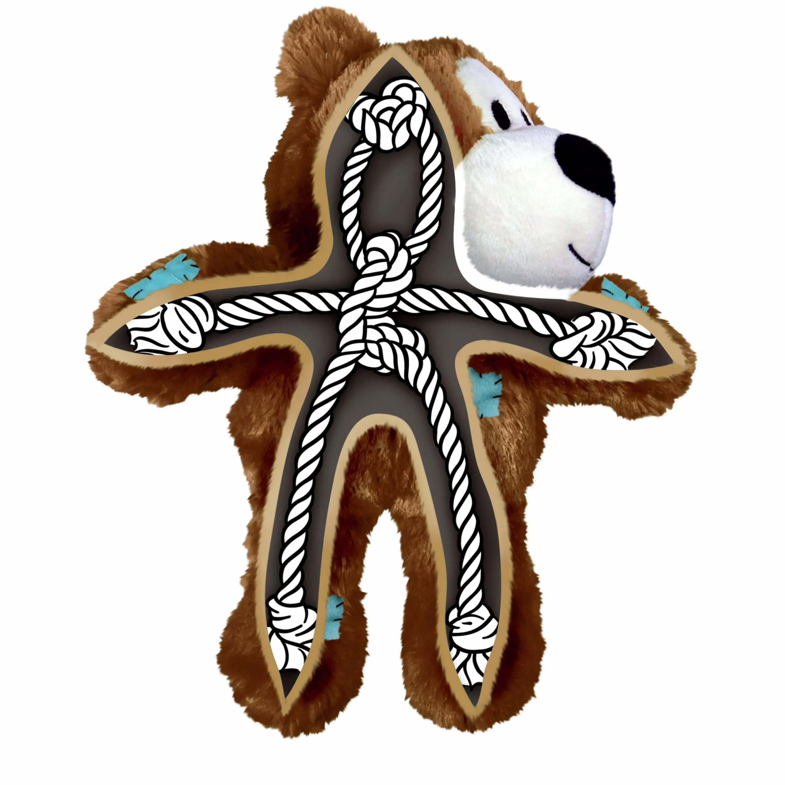 Hundleksak Wild Knots Bear S/M 17cm Blandade färger>Kong Online
