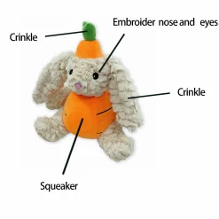 Hundleksak Rabbit 20cm>Party Pets Discount