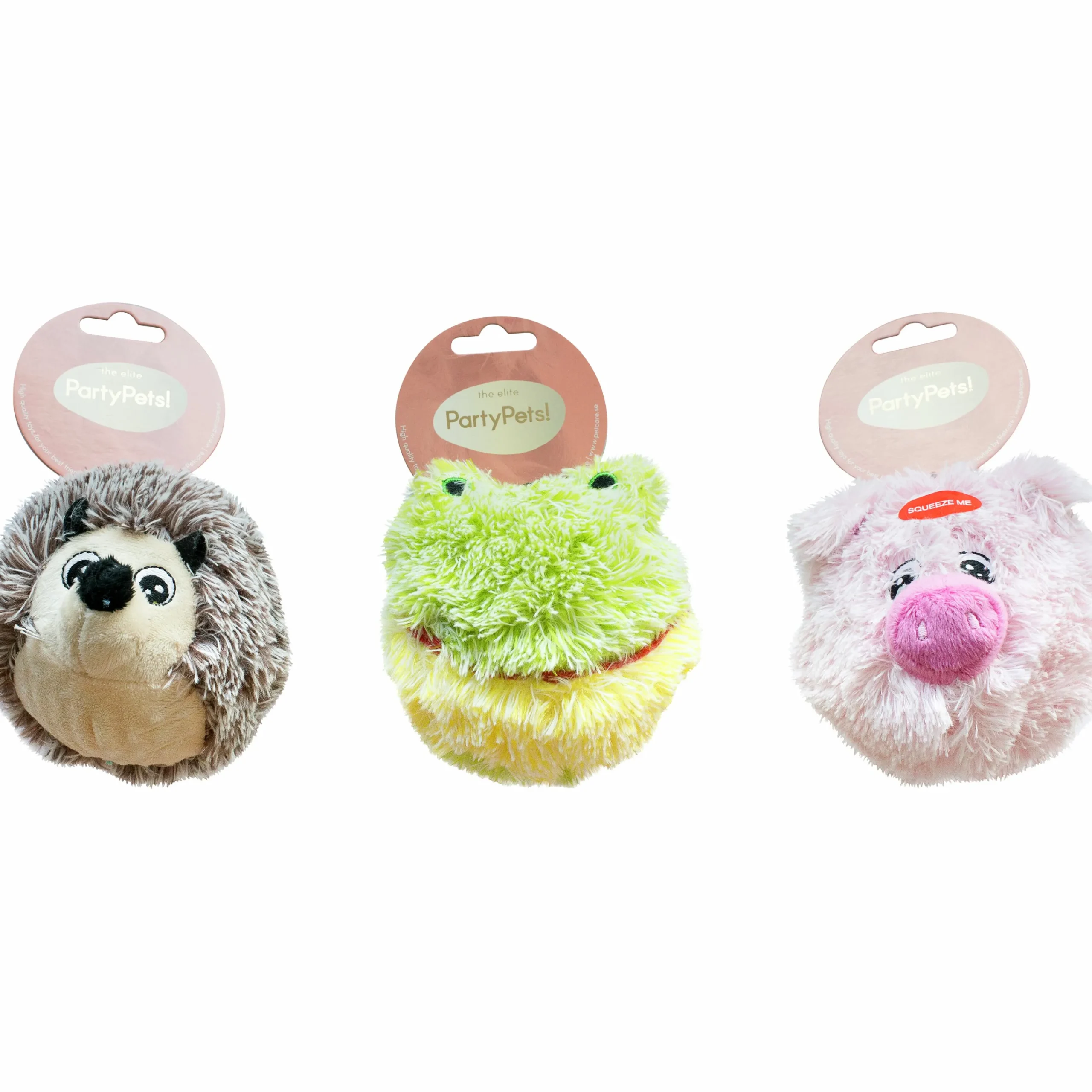 Hundleksak Squeaky Furry Blandade modeller Ø10cm>Party Pets Sale