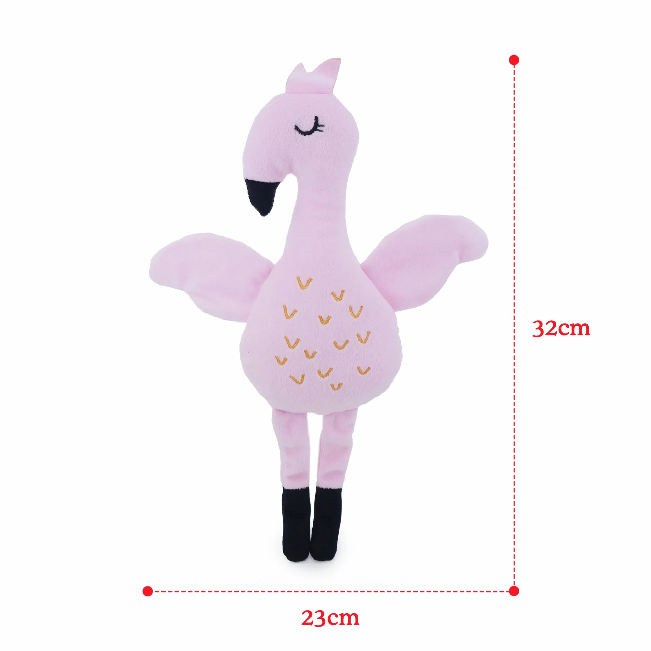 Hundleksak Eco Friendly Flamingo Rosa 32cm>Rosewood Outlet