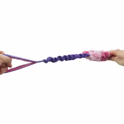 Hundleksak Bungee Fun m handtag Blandade färger 47cm><noscript><img width=