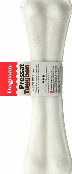 Hundtugg Tuggben Vit M 21,5cm>Dogman