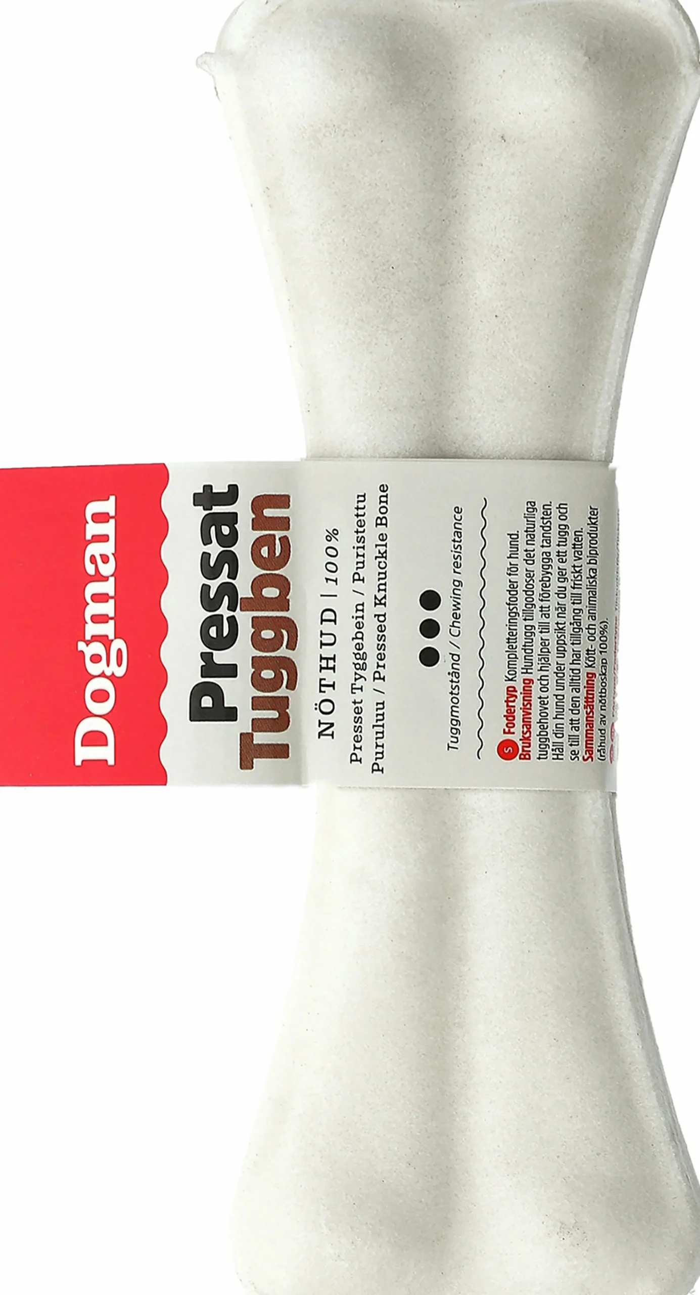Hundtugg Tuggben Vit S 12,5cm>Dogman Online