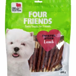 Hundtugg Four Friends Twisted Stick Lamb 12,5cm 40-p>FourFriends Best