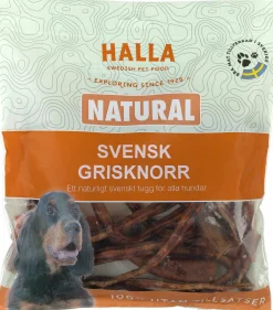 Hundtugg Halla Svensk grisknorr 200g>Halla Petfood Sale