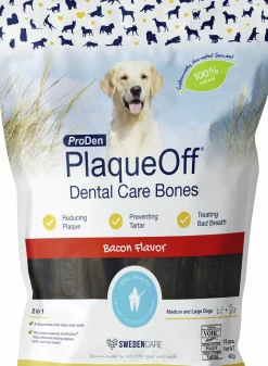 Hundtugg PlaqueOff Dental Bones Bacon 482g 13-p>ProDen PlaqueOff Clearance