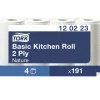 Hushållspapper Basic 2-lagers 4 rullar x 26 m (120223)>Tork