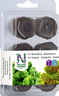Hydroponisk odling Harvy Startpaket 6 pluggar>Nelson Garden Clearance