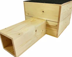 Igelkottshus Bruk Natur 74,5x40x31cm>Nyby New