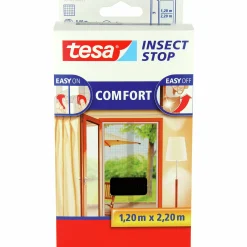 Insektsnät till dörr Svart 65x220cm 2-p>Tesa New