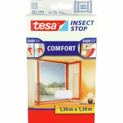 Insektsnät till fönster Vit 130x130cm 1-p>Tesa Discount